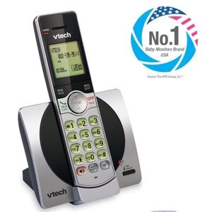 VTech Cordless Phone with Caller ID and Handset Speakerphone, Silver/Black